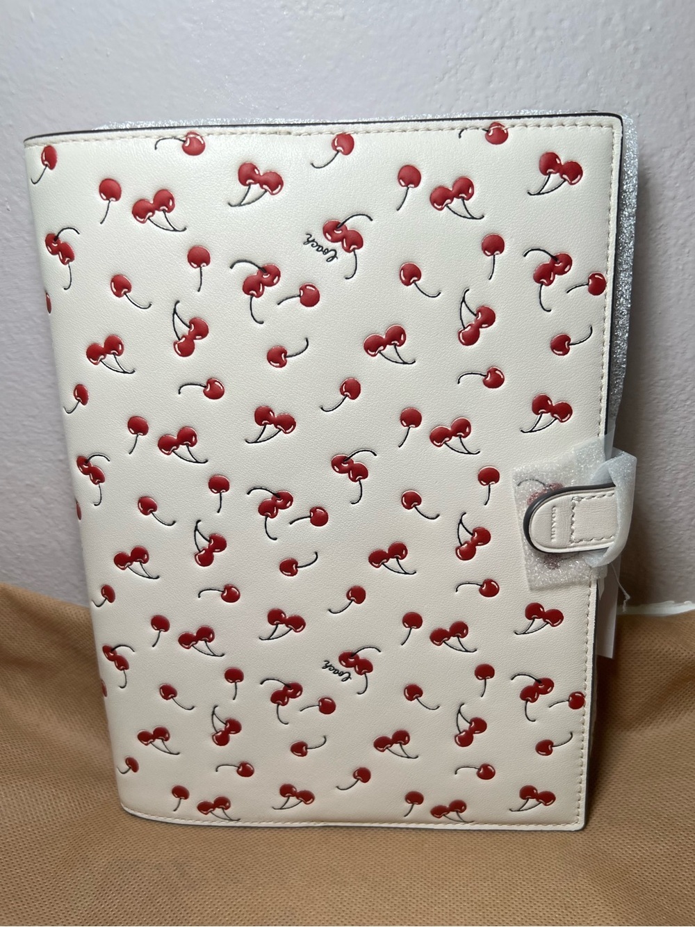 Coach Cherry Print Notebook 🍒